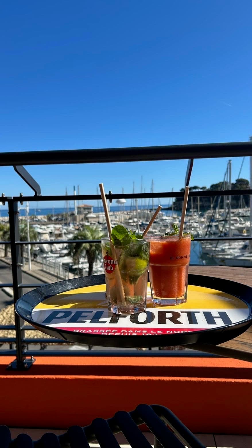 Mojito et daïquiri sur la terrasse