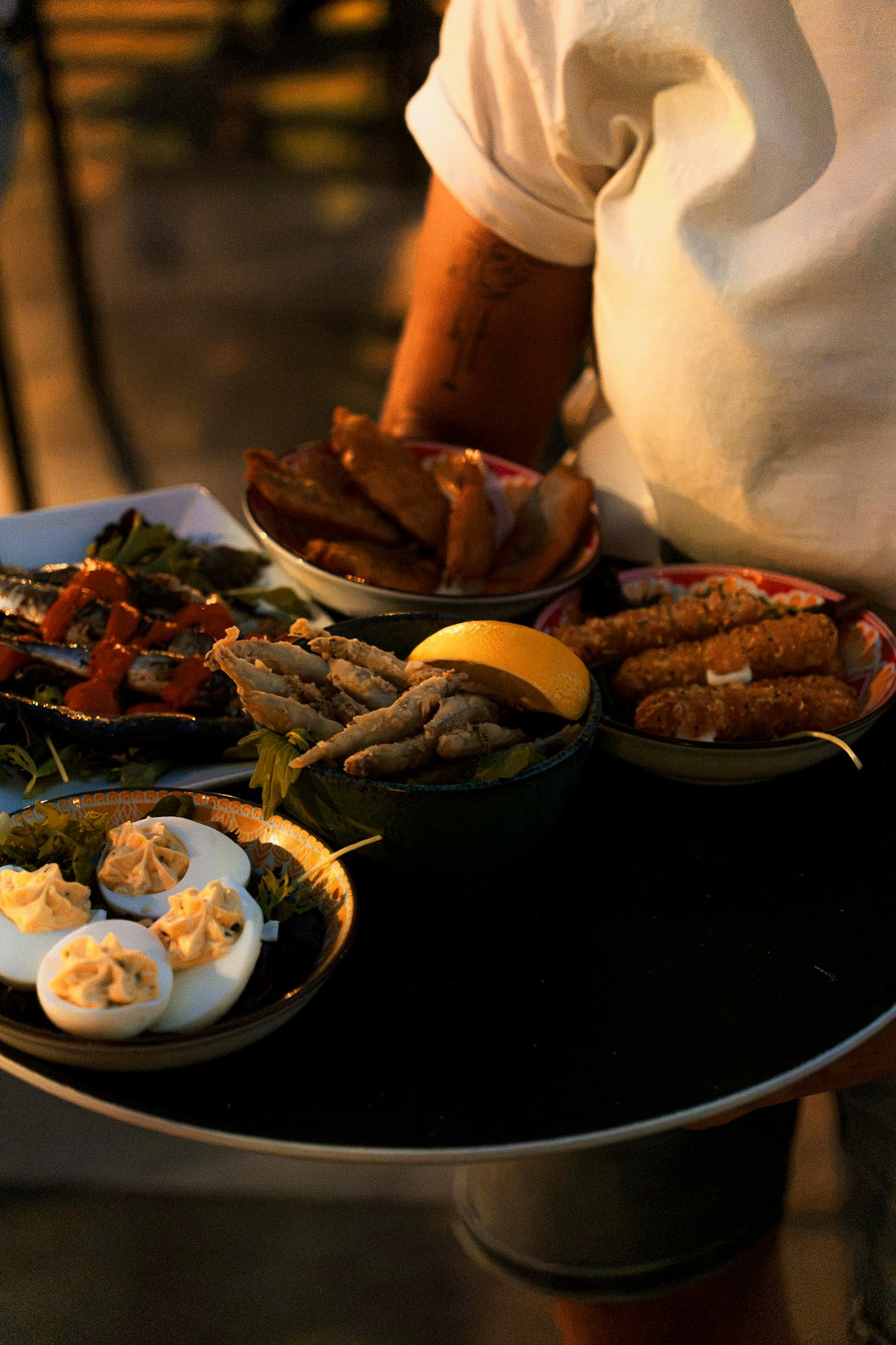 Un plateau de tapas maison à partager